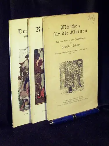 Deutsche Jungendbücherei (3 Hefte) - aus der Reihe: Deutsche Jugendbücherei - Band: 42, 63, 185 LAGERRÄUMUNG. 