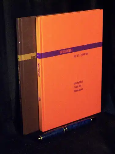 Dittmar, Marion sowie Ellen Nonnenmacher: Ortsbegehung 2 und 4 (2 Bücher) -  LAGERRÄUMUNG. 