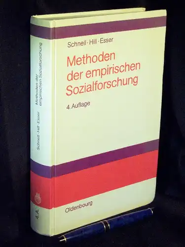 Schnell, Rainer sowie Paul B. Hill und Elke Esser: Methoden der empirischen Sozialforschung. 