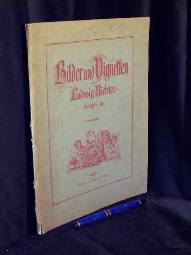 Bürkner, H: Bilder und Vignetten von Ludwig Richter - Holzschnitte -  LAGERRÄUMUNG. 
