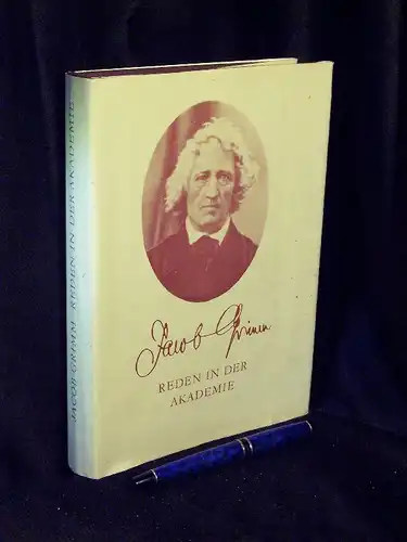 Grimm, Jacob: Reden in der Akademie -  LAGERRÄUMUNG. 