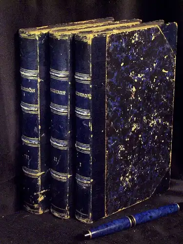 Krenkel, Max (Herausgeber): Klassische Bühnendichtungen der Spanier. Calderon I-III (3 Bände) - Band I: Das Leben ist Traum. Der standhafte Prinz. Band II: Der wundertätige Zauberer. Band III: Der Richter von Zalamea -  LAGERRÄUMUNG. 
