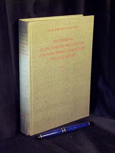 Dallmann, Herbert sowie Karl-Heinz Elster: Einführung in die höhere Mathematik für Naturwissenschaftler und Ingenieure - Band I -  LAGERRÄUMUNG. 