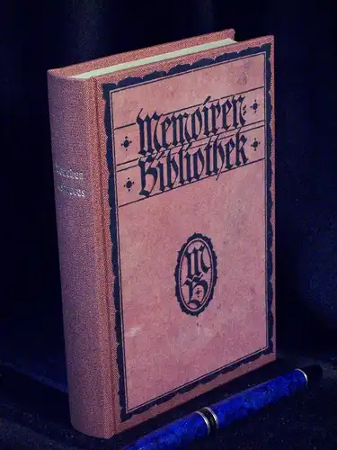 Gerhardt, Franz: Memoiren Casanovas -  LAGERRÄUMUNG. 