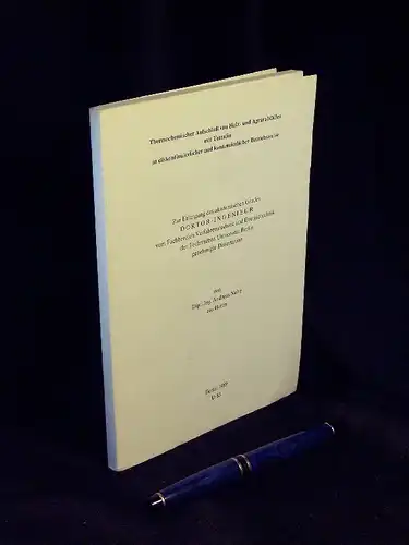 Nelte, Andreas: Thermochemischer Aufschluß von Holz  und Agrarabfällen mit Tetralin in diskontinuierlicher und kontinuierlicher Betriebsweise   Zur Erlangung des akademischen Grades Doktor Ingenieur.. 