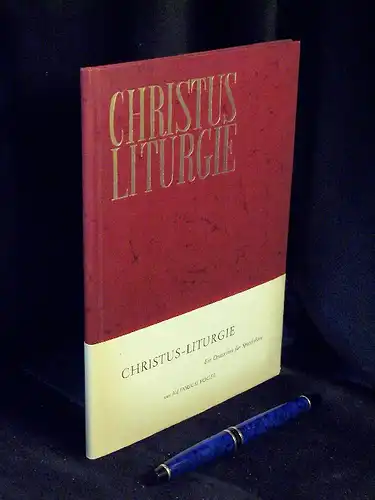 Vogel, Heinrich: Christus-Liturgie - Ein Oratorium für Sprechchöre. 