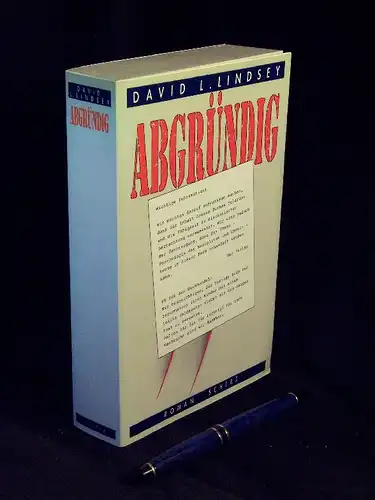 Lindsey, David: Abgründig - Roman (Leseexemplar) -  LAGERRÄUMUNG. 