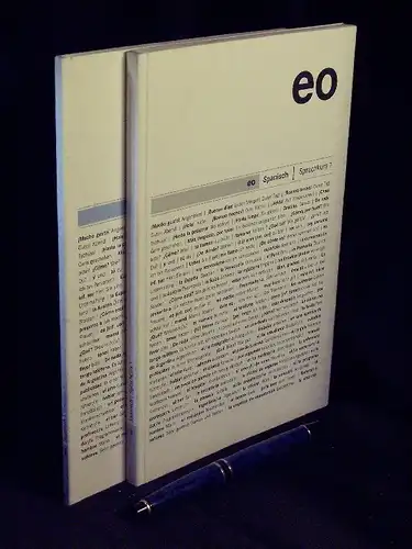 Hein, Johanna + Alexandra Metzger: eo Spanisch. Sprachkurs 1. Übungen 1. (2 Broschüren) - Diplom Sommersemester 2005 Studiengang Information/Medien -  LAGERRÄUMUNG. 