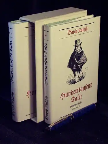 Kalisch, David: Hunderttausend Taler - Altberliner Possen - Band I+II - I: 1846-1848 + II: 1849-1851. 