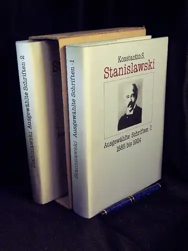 Stanislawski, Konstantin S: Ausgewählte Schriften 1+2 (vollständig) - Band 1 1885 bis 1924, Band 2 1924 bis 1938. 