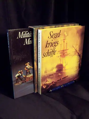 Israel, Ulrich und Jürgen Gebauer + Reinhold Müller und Manfred Lachmann: Segelkriegsschiffe + Militärhistorische Miniaturen (im Schuber) - Die plastische Zinnfigur in Vergangenheit und Gegenwart -  LAGERRÄUMUNG. 