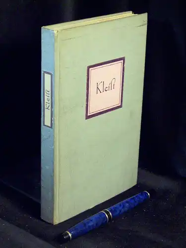 Reinhold, C.F: Heinrich von Kleist - aus der Reihe: Menschen in Selbstzeugnissen und zeitgenössischen Berichten -  LAGERRÄUMUNG. 