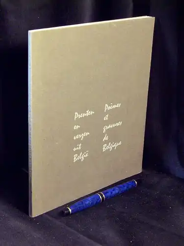 Lebeer, Louis sowie Clem Bittremieux: Prenten en verzen uit Belgie = Poemes et gravures de Belgique - aangeboden ter gelegenheid van het gouden jubileum 1911-1961 = souvenir offert a l'occasion du cinquantenaire 1911-1961 -  LAGERRÄUMUNG. 