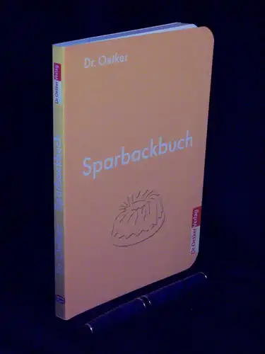 Dr. Oetker: Sparbackbuch -  LAGERRÄUMUNG. 