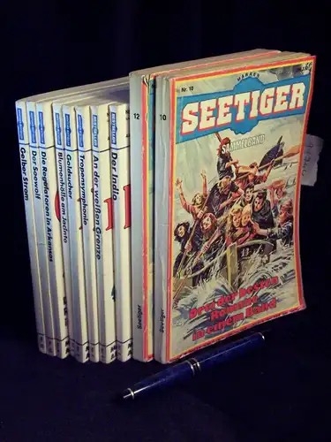 (Sammlung) Seetiger. (Nr. 10 + 12) und Abenteuer-Bestseller (Nr. 2, 4, 5, 7-10, 12) (10 Hefte). 