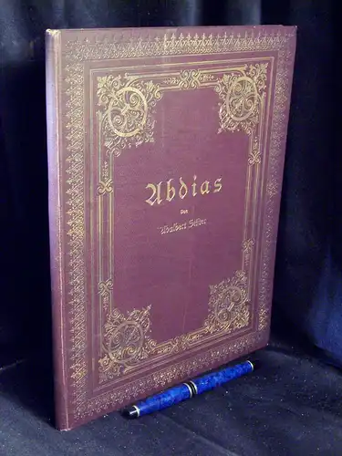Stifter, Adalbert: Abdias -  LAGERRÄUMUNG. 