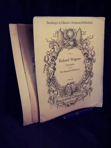 Breitkopf & Härtels Orchesterbibliothek (3 Hefte) Violine II -  LAGERRÄUMUNG. 