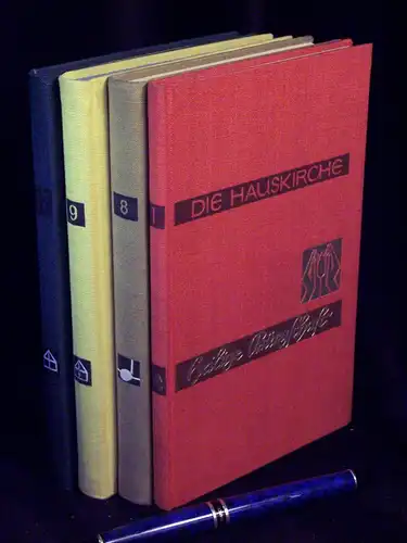 Theissing, Heinrich (Herausgeber) - später: Hans Donat: Die Hauskirche - Schriftenreihe für das katholische Familienleben - 1, 8, 9, 17 (4 Bände). 