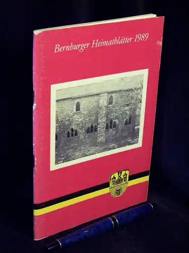 Damisch, W. u.a. (Redaktion): Bernburger Heimatblätter 1989 -  LAGERRÄUMUNG. 