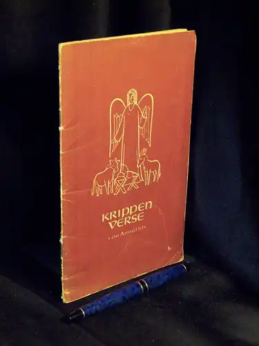 Hils, Anna: Krippenverse -  LAGERRÄUMUNG. 