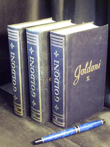 Goldoni, Carlo: Tutte le opere di Carlo Goldoni. Volume X-XII (3 Bände) - Volume X: Melodrammi giocosi. + Volume XI: Drammi per musica. + Volume XII: Componimenti teatrali vari - aus der Reihe: I classici Mondadori. 