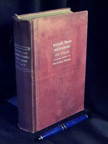 Riemann, Hugo: Präludien und Studien. I.-III. Band (1 Buch) - Gesammelte Aufsätze zur Aesthetik, Theorie und Geschichte der Musik -  LAGERRÄUMUNG. 