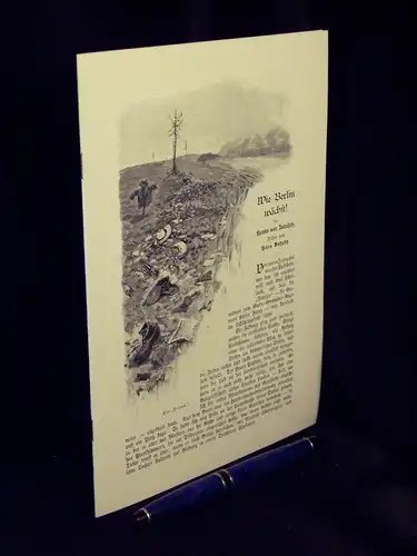 Zobeltitz, Hanns von: Wie Berlin wächst! - aus der Reihe: Velhagen & Klasings Monatshefte - Band: 1893/94, Heft 1. 