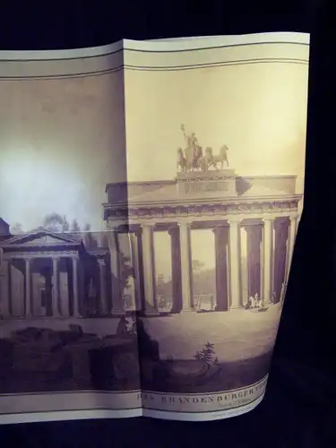 Lütke, Peter Ludwig (Daniel Berger): Das Brandenburger Thor in Berlin - Aquatinta-Stich im Berlin-Museum - 1789. 