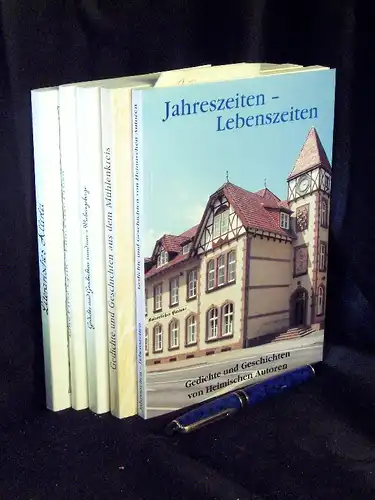 Volkshochschule Altkreis Lübbecke (Herausgeber): Gedichte und Geschichte von heimischen Autoren (Mühlenkreis   5 Bände)   Literarisches Allerei + Eine Prise Lyrik, eine Prise.. 