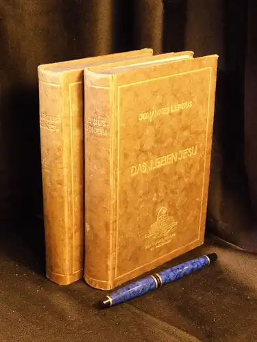 Lepsius, Johannes: Das Leben Jesu, erster + zweiter Band -  LAGERRÄUMUNG. 