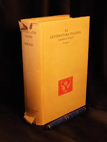 Tasso, Torquato: Poesie - aus der Reihe: La Letteratura Italiana - Band: 21 LAGERRÄUMUNG. 