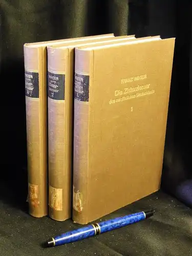Winter, Franz: Die Zisterzienser des nördöstlichen Deutschland. Teil 1-3 - Teil 1: Bis zum Auftreten der Bettelorden. + Teil 2: Vom Auftreten der Bettelorden bis zum Ende des 13. Jahrhunderts. + Teil 3: Von 1300 bis zur Reformation. 