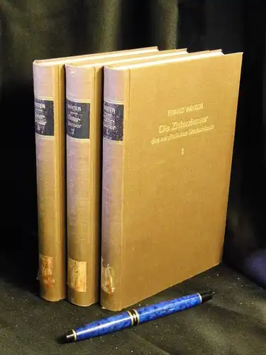 Winter, Franz: Die Zisterzienser des nördöstlichen Deutschland. Teil 1-3 - Teil 1: Bis zum Auftreten der Bettelorden. + Teil 2: Vom Auftreten der Bettelorden bis zum Ende des 13. Jahrhunderts. + Teil 3: Von 1300 bis zur Reformation -  LAGERRÄUMUNG. 