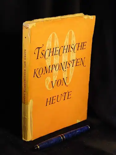 Matejcek, Jan: Tschechische Komponisten von heute - Sonderdruck der Bibliothek der Musikalischen Rundschau -  LAGERRÄUMUNG. 