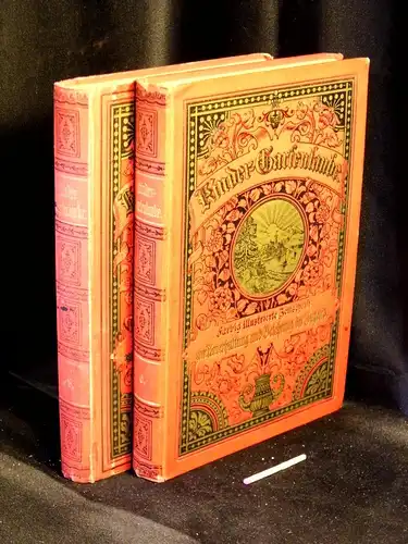 Richter, Albert (Redaktion): Kinder-Gartenlaube. Band 6 + 8 (2 Bände) - Farbig illustrierte Zeitschrift zur Unterhaltung und Belehrung der Jugend im Alter von 7 bis 15 Jahren - Band VI (1888, Hefte 1 bis 12) + Band VIII (1889, Hefte 1 bis 12). 