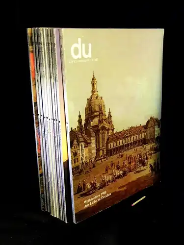 Conzett, Reto (Herausgeber): Du. Die Kunstzeitschrift. 1980. Heft 1-12. Nr. 467-478. - Ladakh + Eine Sammlung geht auf Reisen + Gärten in der Schweiz +...