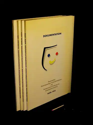 Andrist, Marilen: Theatertreffen deutschsprachiger Schauspielstudenten und Wettbewerb zur Förderung des Schauspielnachwuchses. 1990-1993. (4 Hefte) - Dokumentation 1990. Bundeswettbewerb ... Vom 9. bis 16. Dezember Hochschule...