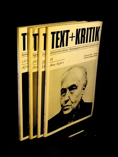 Arnold, Heinz Ludwig (Herausgeber): (Sammlung) Text + Kritik. Zeitschrift für Literatur. (5 Bücher) - Alfred Döblin + Peter Handke + Elias Canetti + Anna Seghers...