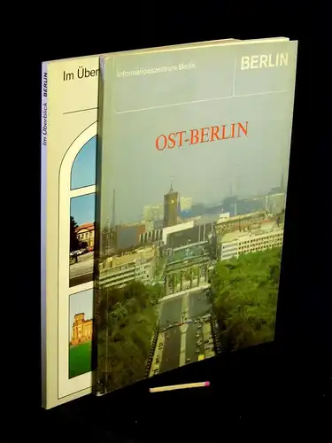Wetzlaugk, Udo + Eckart D. Straenschulte: Berlin. Im Überblick. + Ost-Berlin. (2 Bände) -  LAGERRÄUMUNG. 
