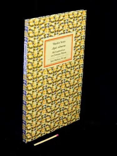 Storm, Theodor: Aquis submersus - Novelle - aus der Reihe: IB Insel-Bücherei - Band: 249 LAGERRÄUMUNG. 