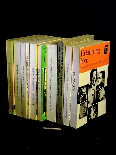 (Sammlung) Dokumentation, Essayistik, Literaturwissenschaft (10 Bände). 
