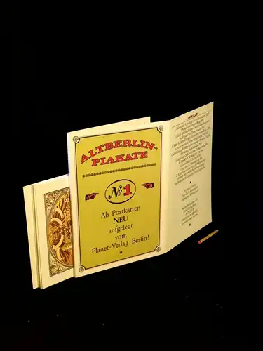 Rademacher, Hellmut: Altberlin-Plakate No 1 - Als Postkarten neu aufgelegt - aus der Reihe: Sammelbildmappe - Band: 320 LAGERRÄUMUNG. 