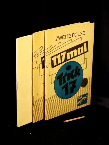 Leißner, Inge (Zusammenstellung): 117 mal Trick 17 (Folge 1-3) + Jeschmunzelt -  LAGERRÄUMUNG. 