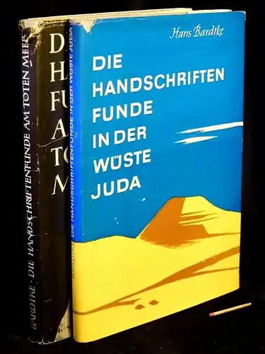 Bardtke, Hans: Die Handschriftenfunde am Toten Meer + Die Handschriftenfunde in der Wüste Juda (2 Bände) - mit einer kurzen Einführung in die Text- und Kanongeschichte des Alten Testaments -  LAGERRÄUMUNG. 