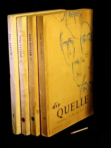 Peters, Wolfgang Amadeus (Redaktion): die Quelle. 1. Jahrgang, Heft 2+3. 2. Jahrgang, Heft 4+5 - Zeitschrift für Theater, Musik, Film -  LAGERRÄUMUNG. 