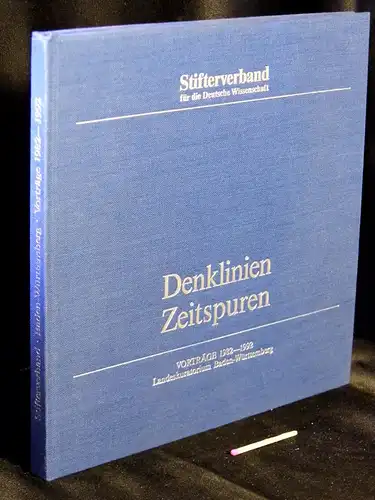 Adolff, Peter und Horst Niemeyer (Herausgeber): Denklinien Zeitspuren - Vorträge 1982-1992 Landeskuratorium Baden-Württemberg. 