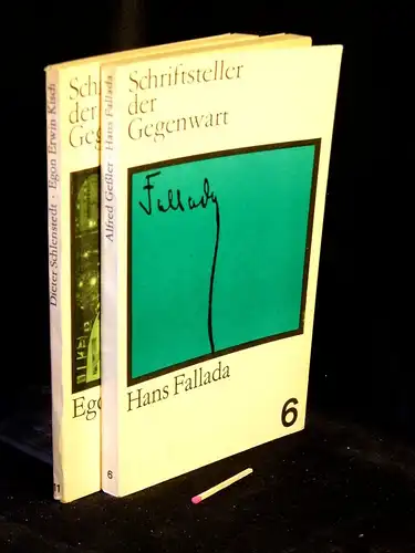 (Sammlung) Schriftsteller der Gegenwart Volk und Wissen Verlag (6 Bücher) - aus der Reihe: Schriftsteller der Gegenwart  - Band: 6 + 11 + 15 + 16 + 18 + 19 LAGERRÄUMUNG. 