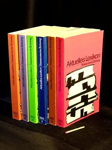 Aktuelles Lexiikon. Süddeutsche Zeitung. Band VII, IX-XII, XV (6 Bände) -  LAGERRÄUMUNG. 