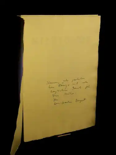 Hölderlin, Friedrich: Späte Gedichte -  LAGERRÄUMUNG. 