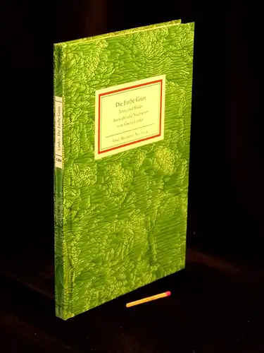 Linder, Gisela (Auswahl und Nachwort): Grün - Farbe des Lebens - Texte und Bilder - aus der Reihe: IB Insel-Bücherei - Band: 1304. 